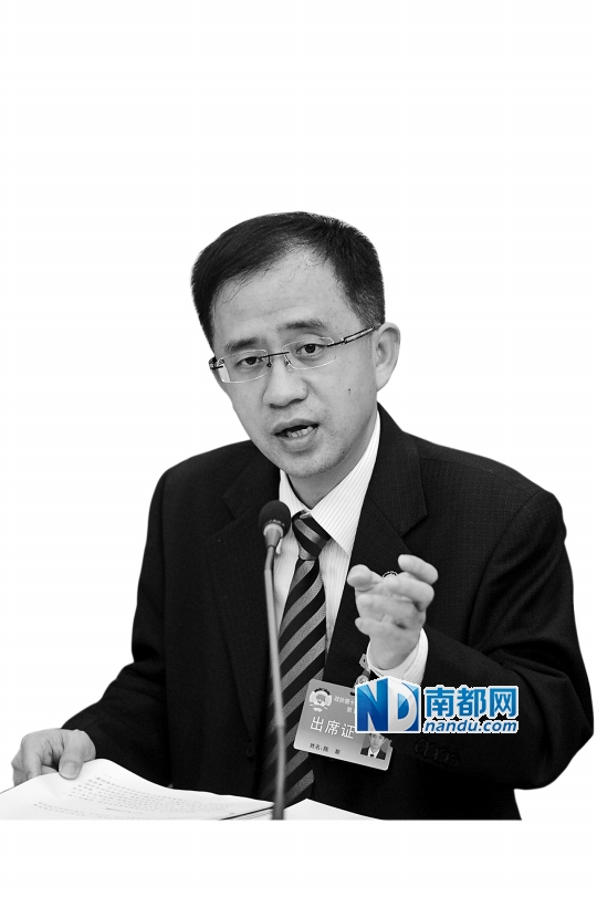 东莞市第一法院院长陈斯。南都记者 梁清 摄