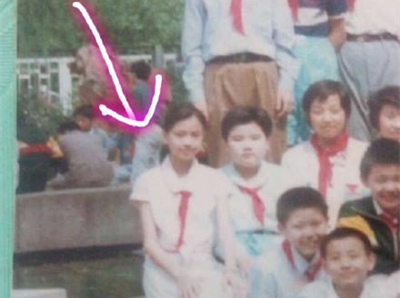 高圆圆小学毕业照天生丽质降落伞小学图片