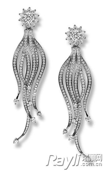 Forevermark永恒印记承诺系列之炙舞美钻耳饰／钻石世家