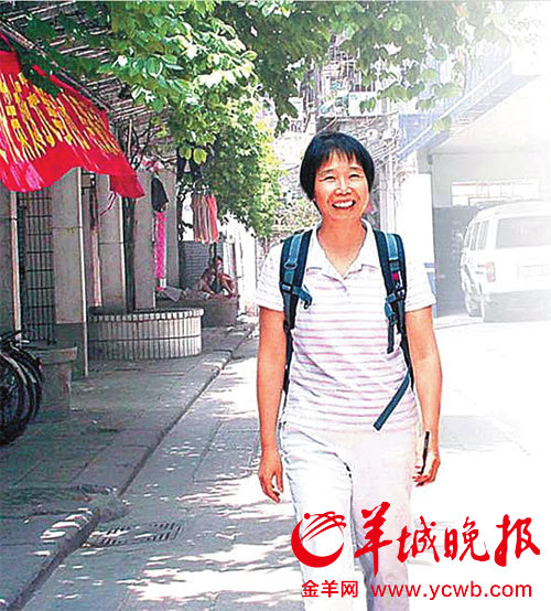 香港社工梁秋莎一直往返于香港与广州之间,服务穗港跨境婚姻家庭 受访者供图