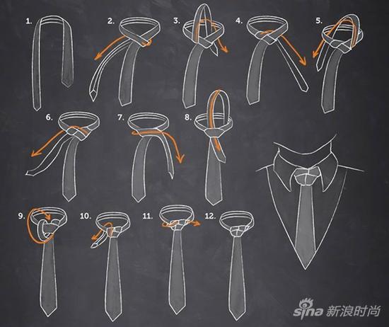 学会这20种打领带的方法 到年会上撒欢|领带|年