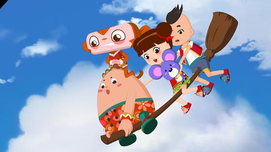 新年娃娃带领大家奔向羊羊城