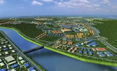 成都市节能环保产业基地鸟瞰图