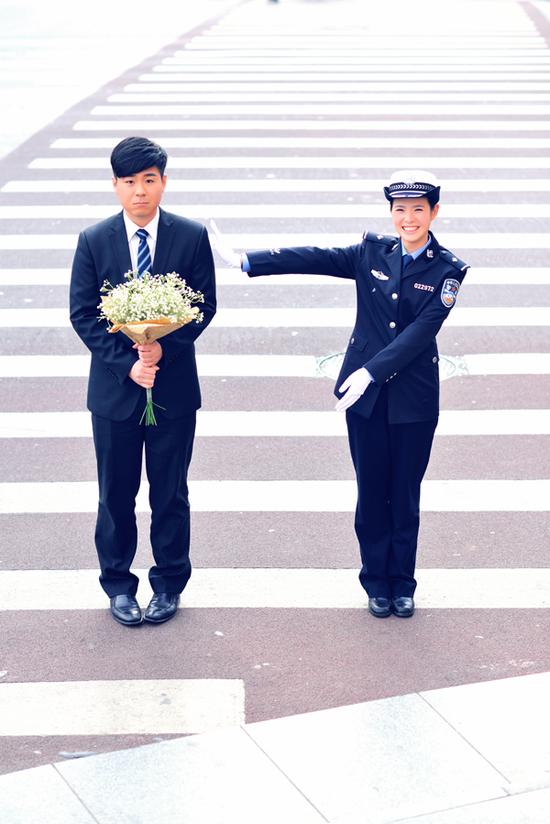 王俊杰(银行职员)朱婷婷(无锡市公安局锡山交警大队民警)