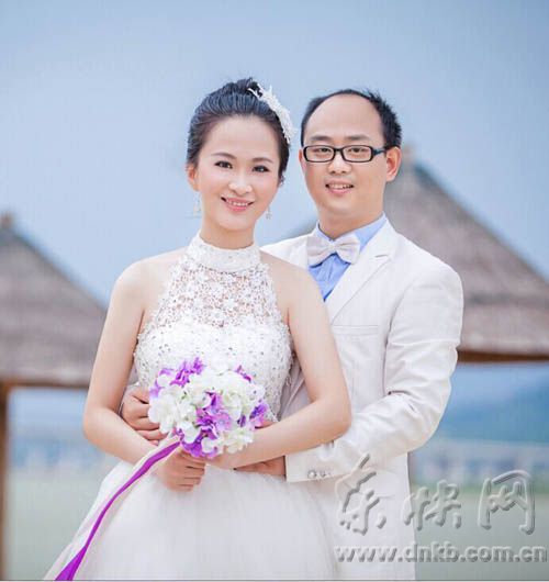 电力职工小熊和妻子 图由受访者提供
