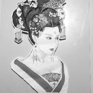 用奶油和巧克力画出的武媚娘