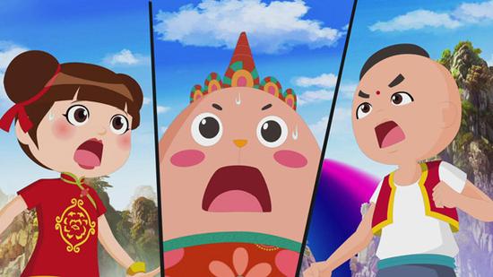 新年娃娃与春姑娘和节小弟