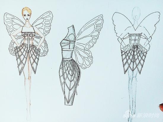 亚裔新锐设计师手稿