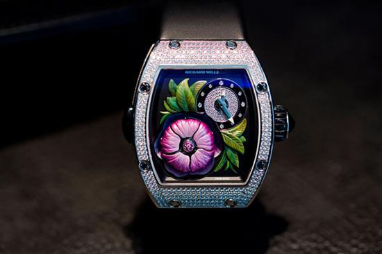 Richard Mille 19-02 Tourbillon Fleur飞行陀飞轮 花开花落陀飞轮