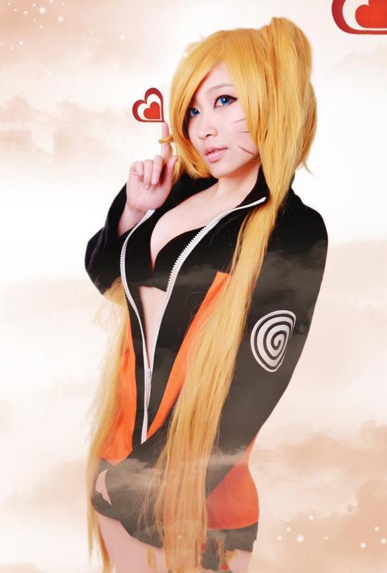 《火影忍者》女体鸣人COS