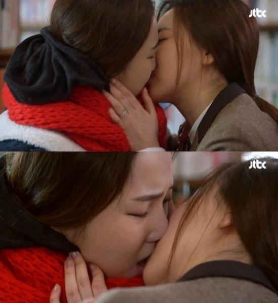韩国电视剧《仙岩女高侦探团》因出现同性接吻画面