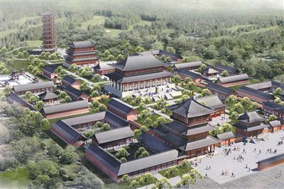 少林寺澳大利亚分寺构想图。