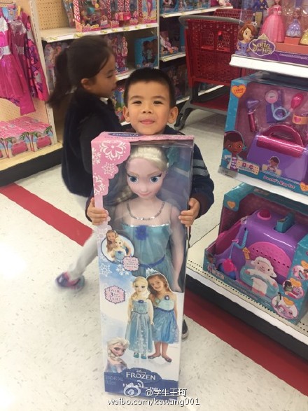 刘涛一对儿女可爱