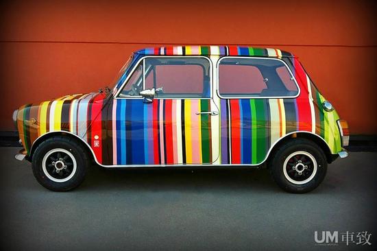 1973经典mini手绘车
