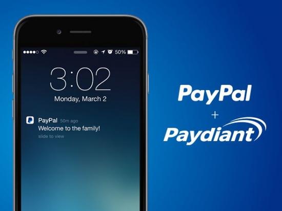 PayPal收购移动钱包创业公司Paydiant