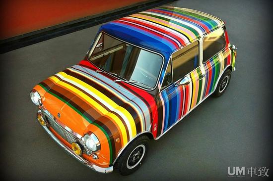 1973经典mini手绘车