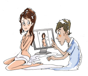 漫画配图