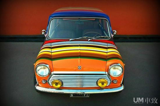 1973经典mini手绘车