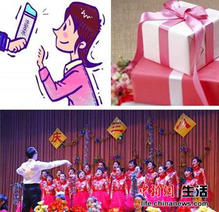 网友晒<em>妇女节福利</em>:发卫生纸和砂锅 男同事拥抱