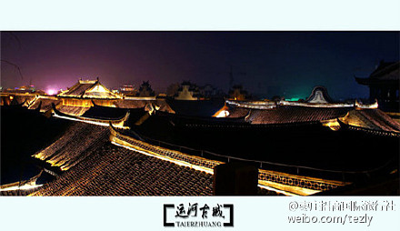 台儿庄古城景区（图：@枣庄招商国际旅行社）