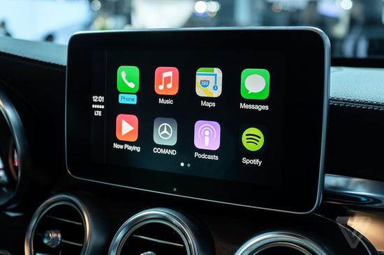 CarPlay(圖片引自The Verge)