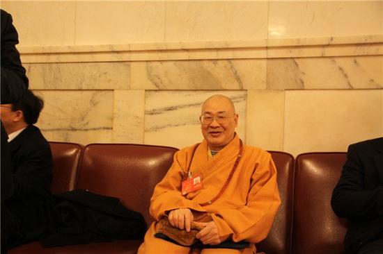 全国人大代表、中国佛教协会副会长圣辉。（资料图片）