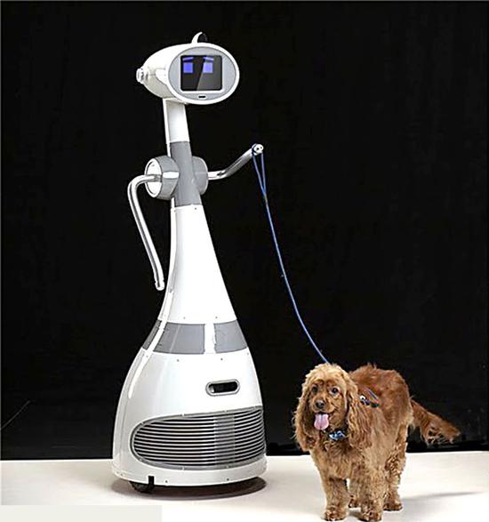 <em>南宁</em>:机器<em>小妹</em>上菜你满意吗 路被挡还会发飙(图