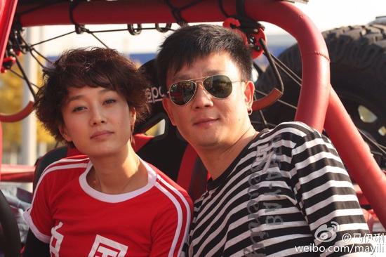 马伊琍与导演李晓旧照