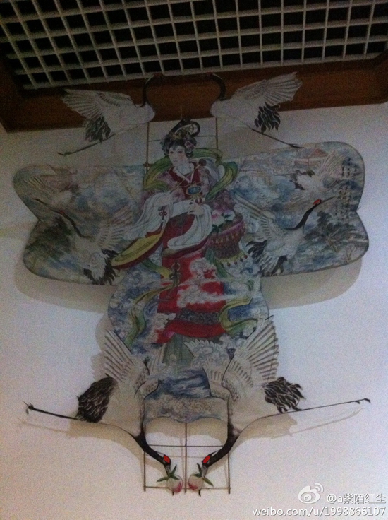 潍坊风筝博物馆展品（图：@a紫陌红尘）