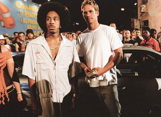 Ludacris(左)和沃克在《速度与激情2》