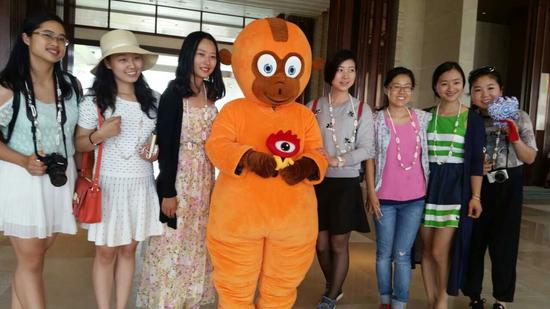 交换春天合影 摄影 振羽