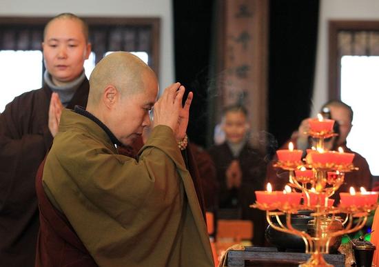 太平寺住持和尚上万下如法师拈香祈福