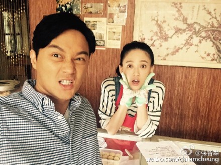 “初哥哥”做鬼脸