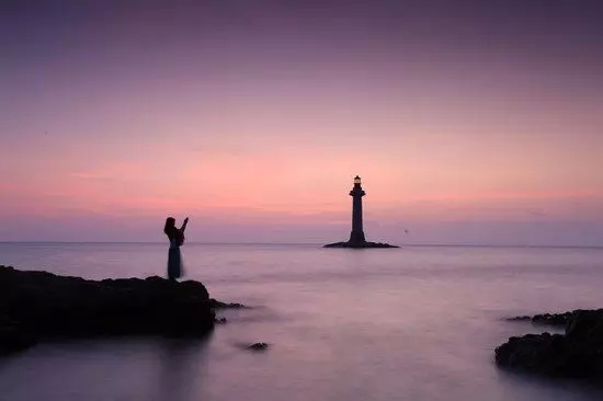 海南最美的夕阳在大小洞天