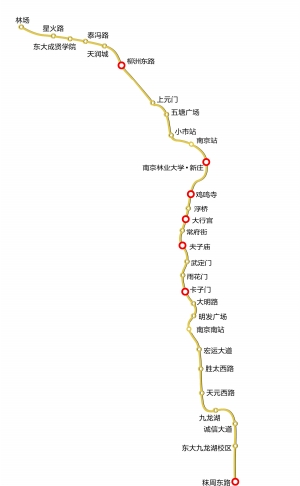南京地铁3号线最迟4月10日开通 运营时间6点