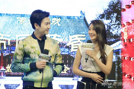 主演陈晓、林鹏互动交流
