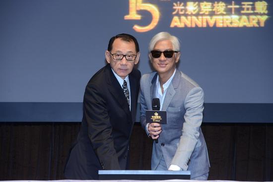 张家辉与杨受成博士