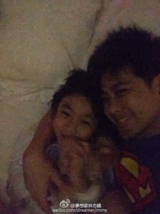林志颖和kimi的温馨父子时间