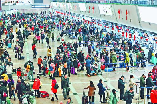 哈尔滨机场旅客量增速跃居全国首位