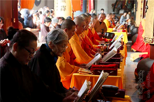 灵隐寺启建《梁皇宝忏》法会