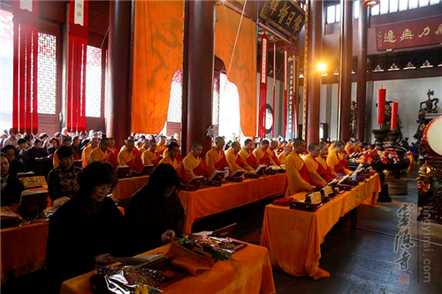 灵隐寺启建《梁皇宝忏》法会