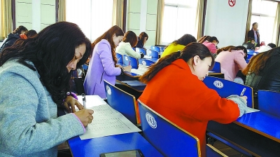 考试现场。