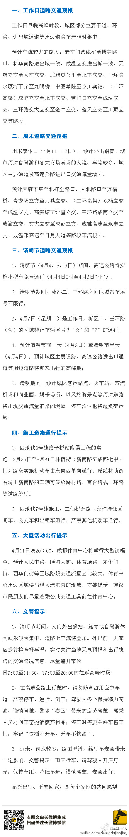 清明出行攻略