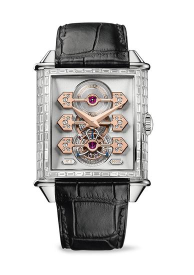 1945 Tourbillon con tre ponti d'oro celebrare l'edizione speciale 70 ° anniversario Girard-Perregaux Vintage