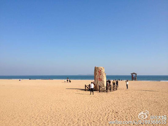 金沙滩（图：@6大妈）