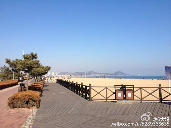 金沙滩（图：@6大妈）