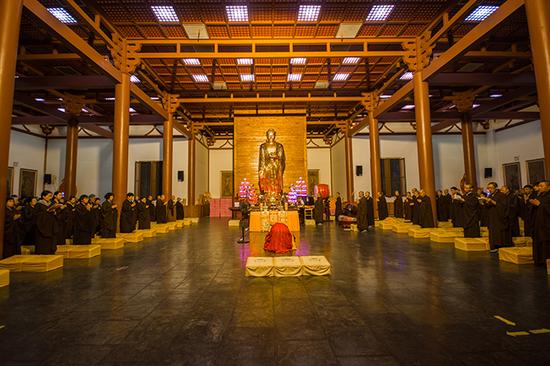 东林寺举行释迦佛涅槃祝圣法会