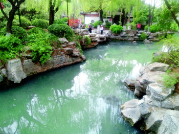 污水污染了趵突泉公园的水域,着实让很多游客扫兴