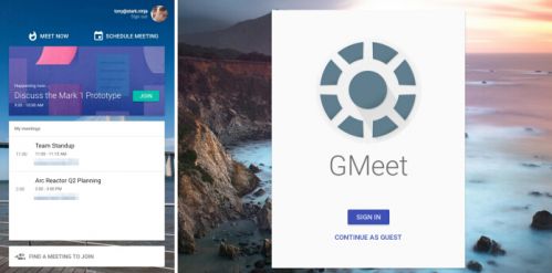 谷歌在线会议产品GMeet曝光:采用全新设计语言