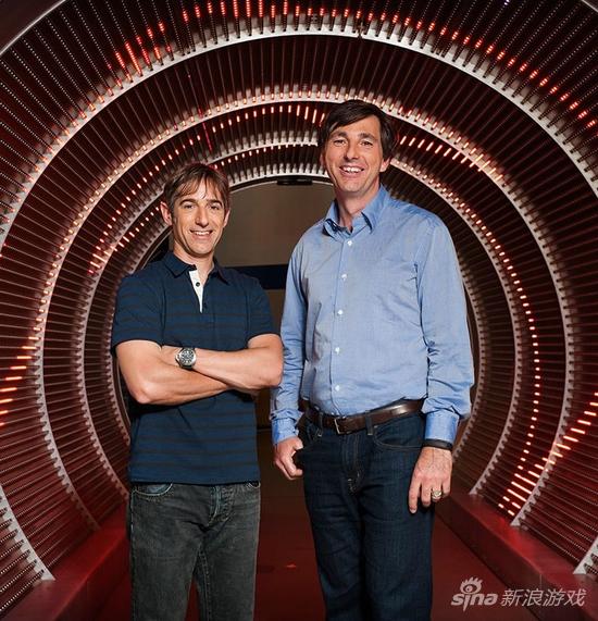 左为Mark Pincus，右为Don Mattrick